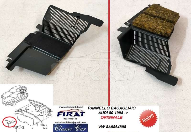 PANNELLO BAGAGLIAIO AUDI 80 94-> (8A9864898)